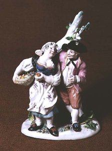ヘキスト農民グループ、1752年（磁器）